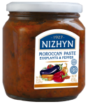 Maroccan paste. Eggplant and pepper