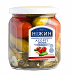 Асорті овочеве по-ніжинськи №7 з томатів чері та огірків